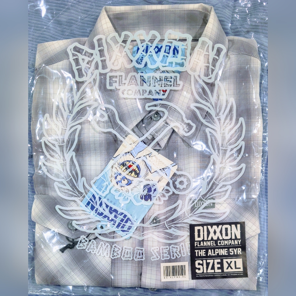 DIXXON Alpine 5yr Anniversary Bamboo Short Sleeve Men's XL **Sold Out** NWT
